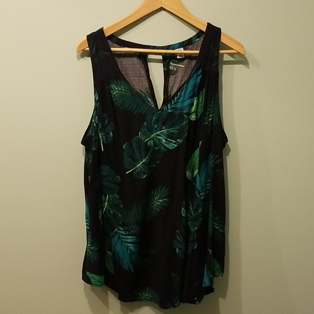 Old Navy Tropical Print Tank